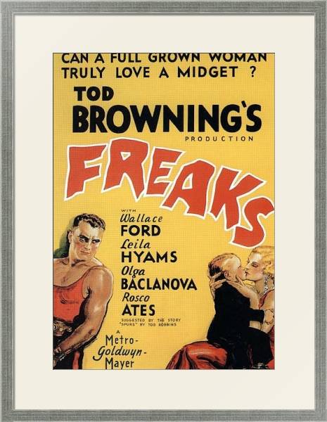 Постер Poster - Freaks с типом исполнения Под стеклом в багетной раме 1727.2510