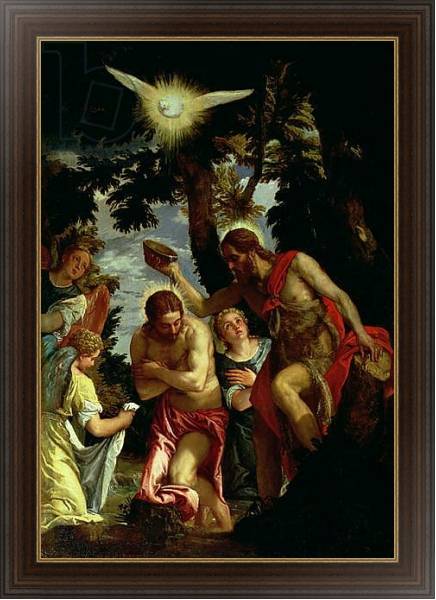 Постер The Baptism of Christ 3 с типом исполнения На холсте в раме в багетной раме 1.023.151