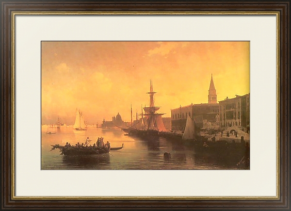 Постер Венеция 4 с типом исполнения Под стеклом в багетной раме 1.023.036