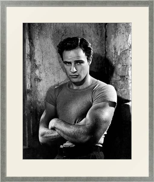 Постер Brando, Marlon (A Streetcar Named Desire) 2 с типом исполнения Под стеклом в багетной раме 1727.2510