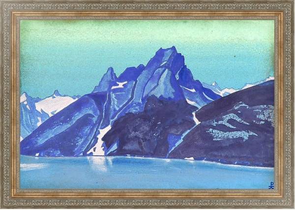 Постер Озеро Нагов. Кашмир с типом исполнения На холсте в раме в багетной раме 484.M48.310