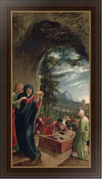 Постер Entombment of Christ, 1518, с типом исполнения На холсте в раме в багетной раме 1.023.151