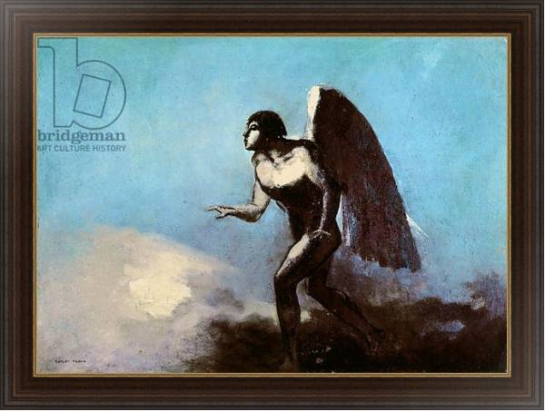 Постер The Winged Man or, Fallen Angel, before 1880 с типом исполнения На холсте в раме в багетной раме 1.023.151