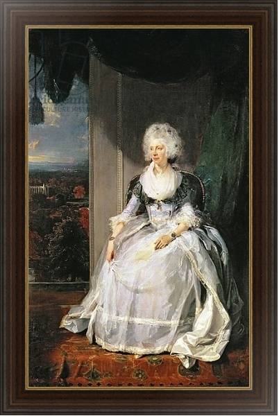 Постер Queen Charlotte, 1789-90, wife of George III с типом исполнения На холсте в раме в багетной раме 1.023.151
