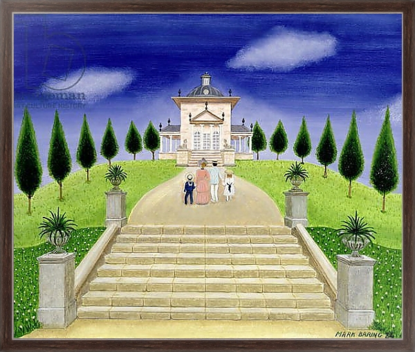 Постер Temple of the Four Winds с типом исполнения На холсте в раме в багетной раме 221-02