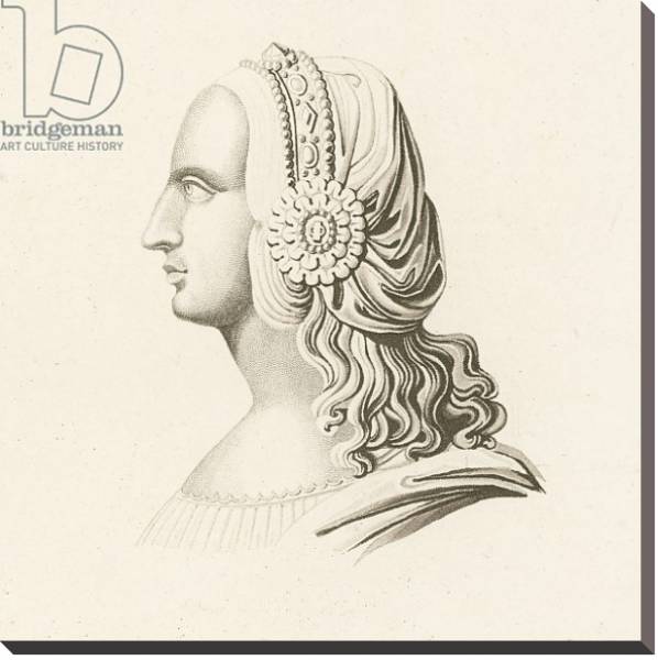 Постер Head Dress II, early 16th century с типом исполнения На холсте без рамы
