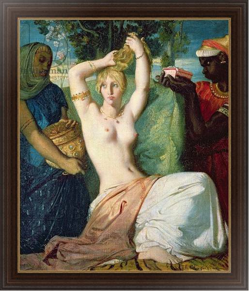 Постер The Toilet of Esther, 1841 с типом исполнения На холсте в раме в багетной раме 1.023.151