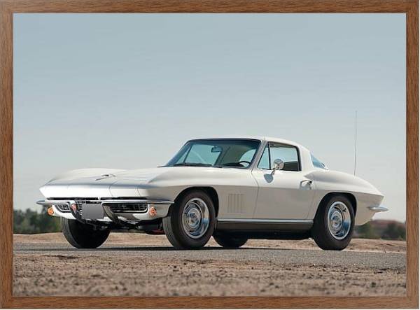 Постер Corvette Sting Ray (C2) '1967 с типом исполнения На холсте в раме в багетной раме 1727.4310