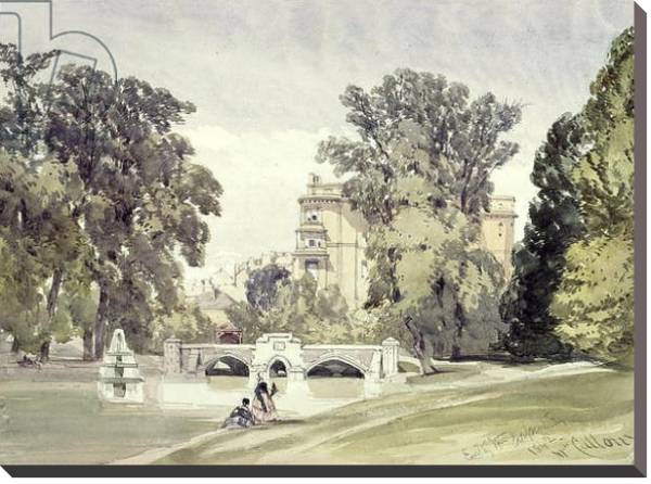 Постер West End of the Serpentine, Kensington Gardens с типом исполнения На холсте без рамы