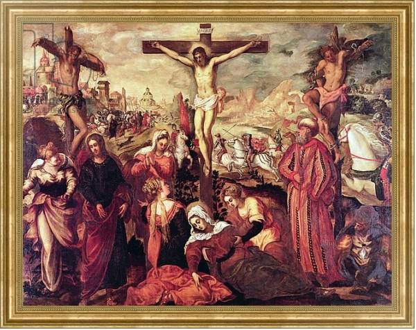 Постер Crucifixion 2 с типом исполнения На холсте в раме в багетной раме NA033.1.051