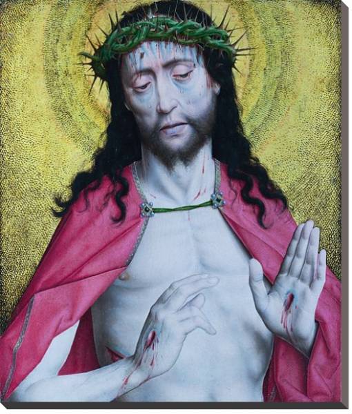 Постер Христос, коронованный колючками с типом исполнения На холсте без рамы