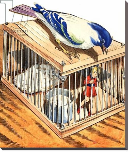 Постер Tom Thumb in a Bird Cage, 1957 с типом исполнения На холсте без рамы