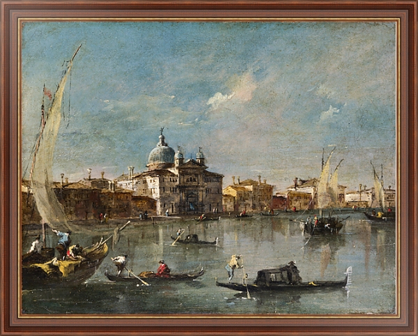 Постер Венеция - Джудекка и Зителле с типом исполнения На холсте в раме в багетной раме 35-M719P-83