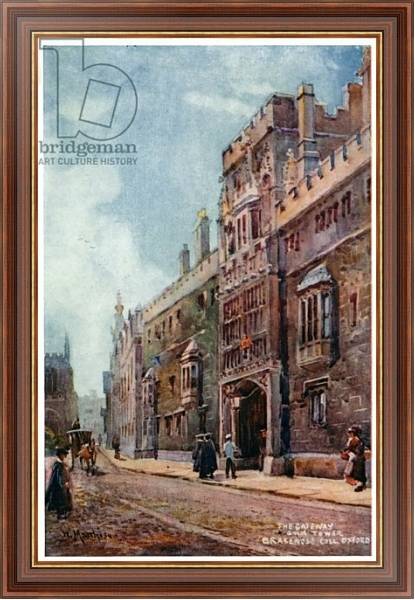 Постер Brasenose College с типом исполнения На холсте в раме в багетной раме 35-M719P-83