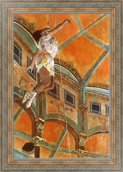 Постер Ла Ла в цирке Фернадо с типом исполнения На холсте в раме в багетной раме 484.M48.310