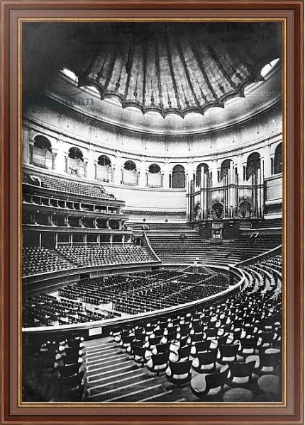 Постер The Royal Albert Hall, London, c.1880's 2 с типом исполнения На холсте в раме в багетной раме 35-M719P-83