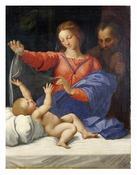 Постер Madonna di Loreto с типом исполнения На холсте в раме в багетной раме 221-03
