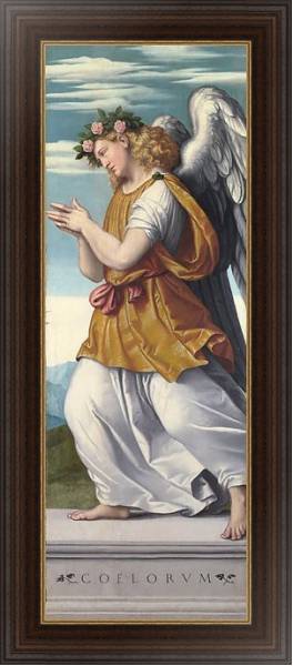 Постер Поклоняющийся ангел с типом исполнения На холсте в раме в багетной раме 1.023.151