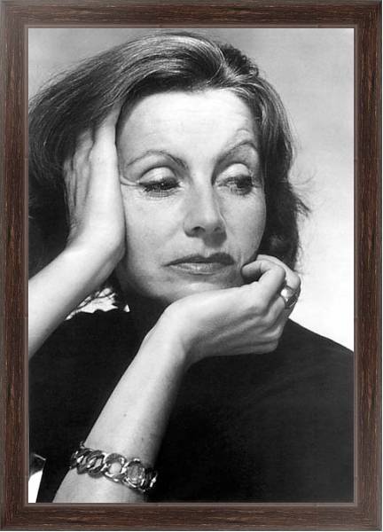 Постер Garbo, Greta 8 с типом исполнения На холсте в раме в багетной раме 221-02