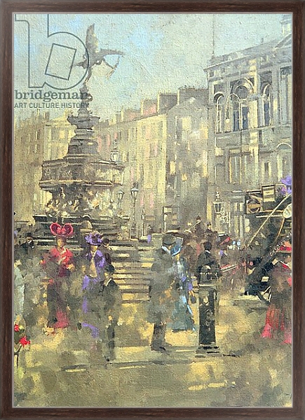 Постер Piccadilly Circus c.1890, 1992 с типом исполнения На холсте в раме в багетной раме 221-02