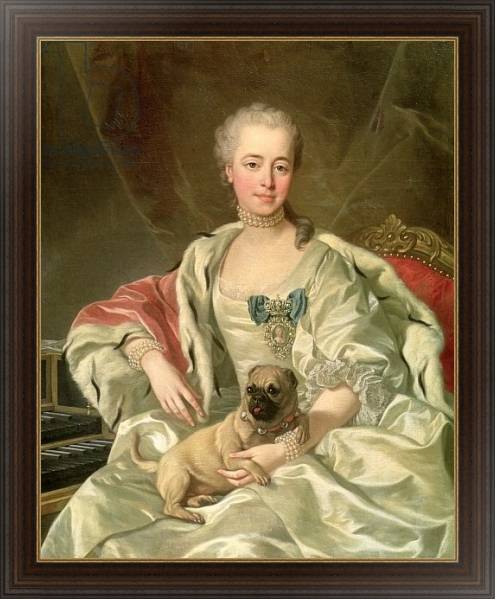 Постер Princess Ekaterina Golitsyna 1759 с типом исполнения На холсте в раме в багетной раме 1.023.151