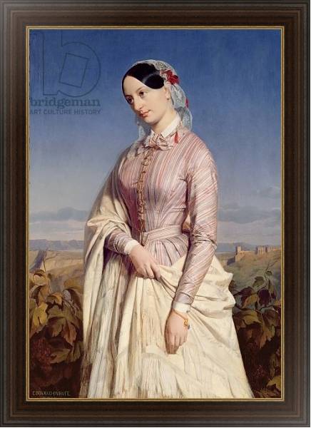 Постер Portrait of a Woman, c.1846 с типом исполнения На холсте в раме в багетной раме 1.023.151