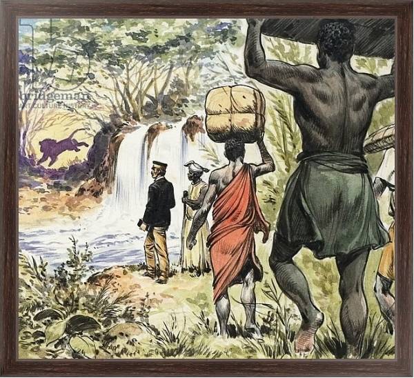 Постер Dr Livingstone in Africa 3 с типом исполнения На холсте в раме в багетной раме 221-02