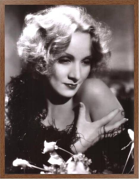 Постер Dietrich, Marlene 20 с типом исполнения На холсте в раме в багетной раме 1727.4310
