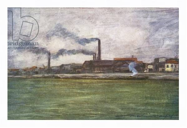 Постер Factory Chimneys с типом исполнения На холсте в раме в багетной раме 221-03