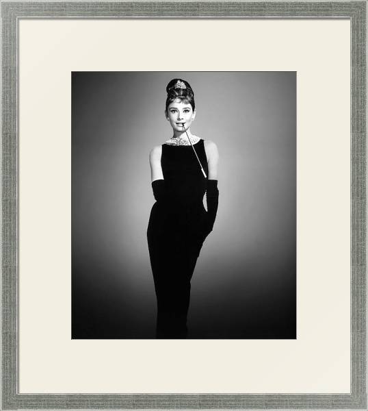 Постер Hepburn, Audrey 19 с типом исполнения Под стеклом в багетной раме 1727.2510