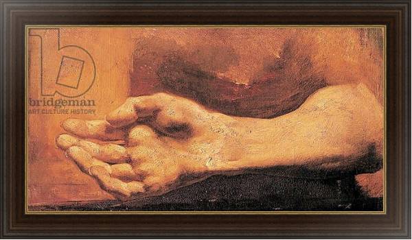 Постер Study of a Hand and Arm с типом исполнения На холсте в раме в багетной раме 1.023.151