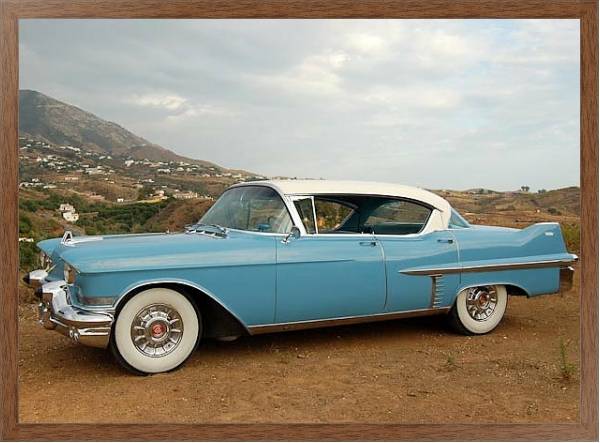 Постер Cadillac Fleetwood Sixty Special '1957 с типом исполнения На холсте в раме в багетной раме 1727.4310