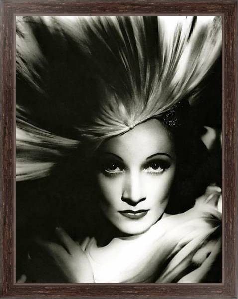 Постер Dietrich, Marlene 19 с типом исполнения На холсте в раме в багетной раме 221-02