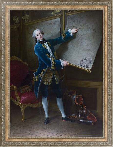 Постер Le Comte de Vaudreuil с типом исполнения На холсте в раме в багетной раме 484.M48.310