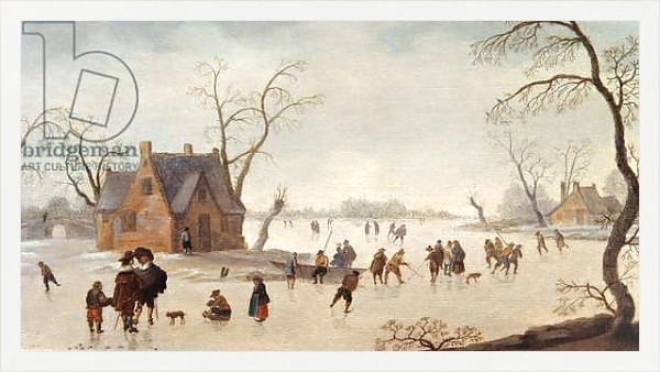 Постер Winter Scene 4 с типом исполнения На холсте в раме в багетной раме 1727.7010