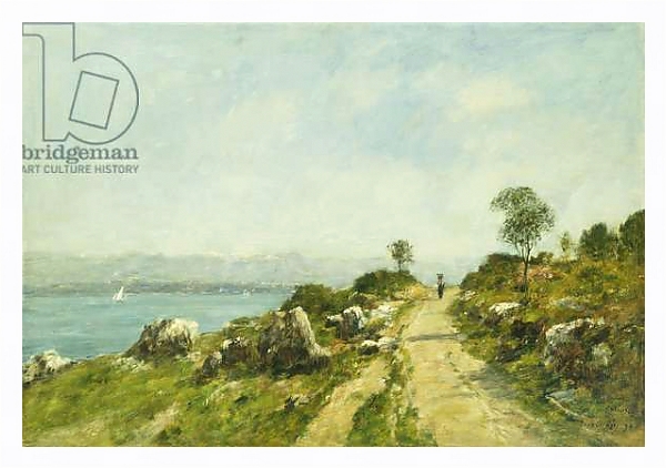 Постер The Road, Antibes; Antibes, la Route, 1893 с типом исполнения На холсте в раме в багетной раме 221-03
