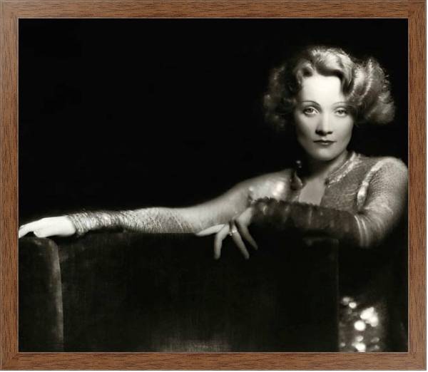 Постер Dietrich, Marlene 12 с типом исполнения На холсте в раме в багетной раме 1727.4310