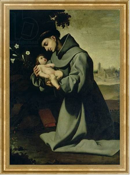 Постер St. Anthony of Padua с типом исполнения На холсте в раме в багетной раме NA033.1.051