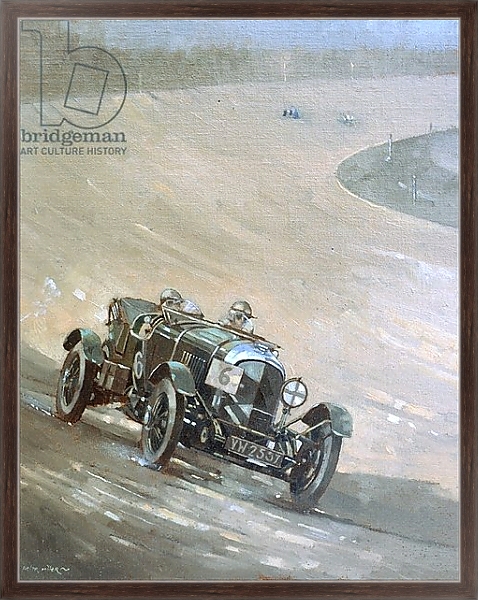 Постер 24 Hour Race at Brooklands, 1929 с типом исполнения На холсте в раме в багетной раме 221-02