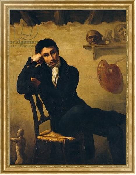 Постер Portrait of an Artist in his Studio с типом исполнения На холсте в раме в багетной раме NA033.1.051