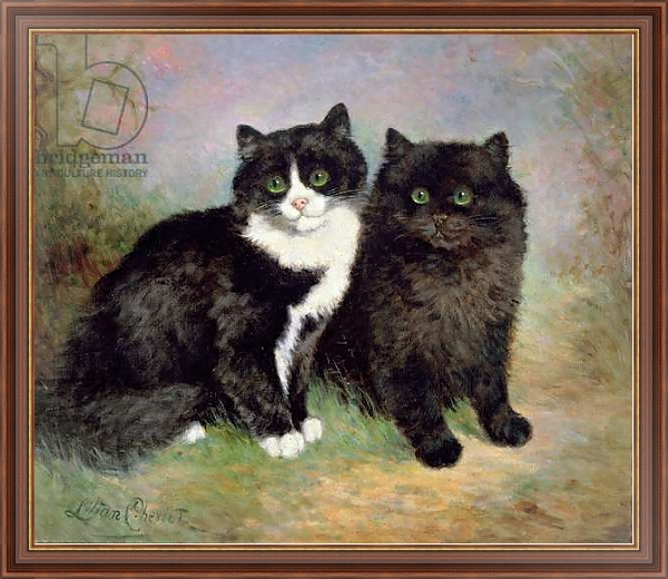 Постер A Pair of Pussy Cats с типом исполнения На холсте в раме в багетной раме 35-M719P-83