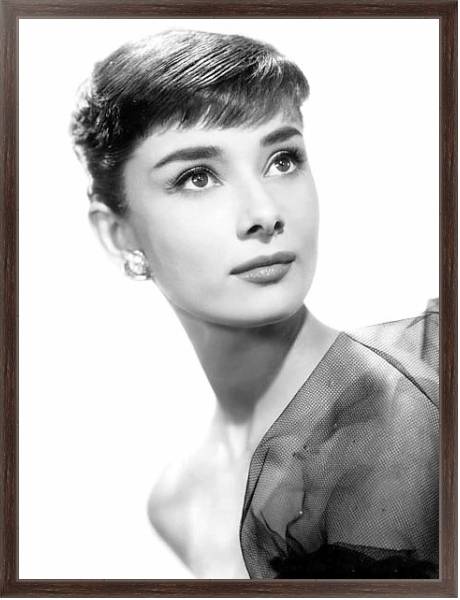 Постер Hepburn, Audrey 3 с типом исполнения На холсте в раме в багетной раме 221-02