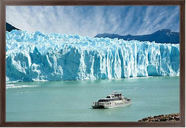 Постер Аргентина. Ледник Перито-Морено 2 с типом исполнения На холсте в раме в багетной раме 221-02