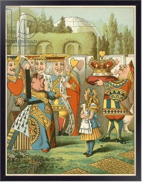 Постер The Queen said severely 'Who is this?' from Alice's Adventures in Wonderland с типом исполнения На холсте в раме в багетной раме 221-01