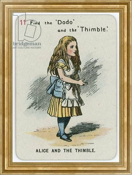 Постер Alice and the Thimble с типом исполнения На холсте в раме в багетной раме NA033.1.051