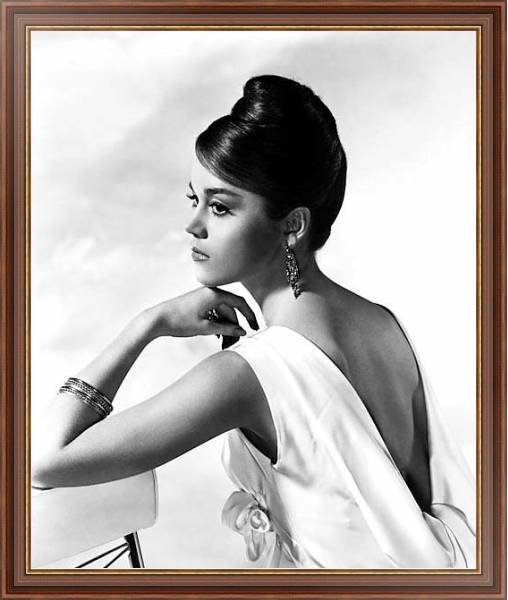 Постер Fonda, Jane 4 с типом исполнения На холсте в раме в багетной раме 35-M719P-83