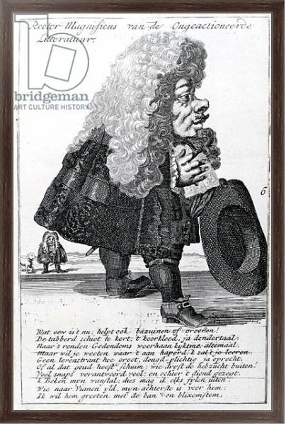 Постер Rector Magnificus, 1668 с типом исполнения На холсте в раме в багетной раме 221-02
