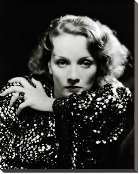 Постер Dietrich, Marlene (Shanghai Express) 6 с типом исполнения На холсте без рамы