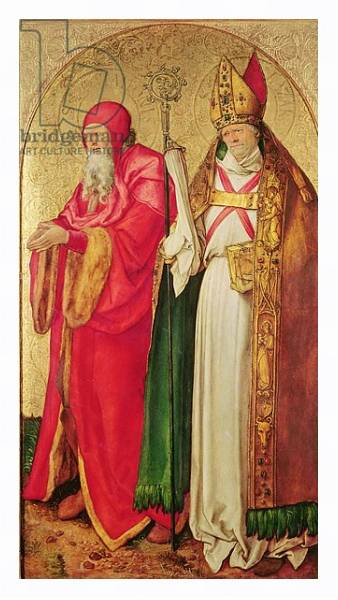 Постер Saint Simeon and Saint Lazarus, c.1503 с типом исполнения На холсте в раме в багетной раме 221-03