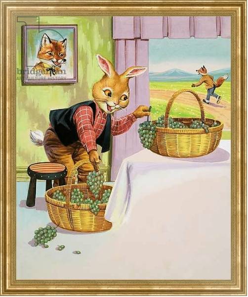 Постер Brer Rabbit 11 с типом исполнения На холсте в раме в багетной раме NA033.1.051